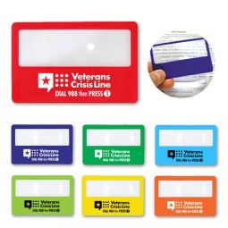 Magnifier Credit Cards - PVC Plastic