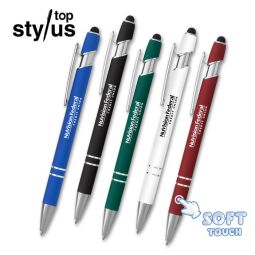 Allure Soft Touch Metal Stylus Pens