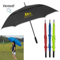 Golf Umbrellas, Vented Style - 60" Arc