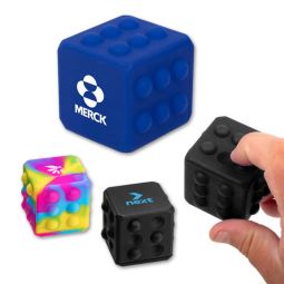 Push-N-Pop Stress Cubes