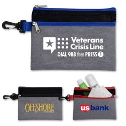 Santini Dual Zippered Pouches - Size 5"x7"