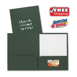 Value Line Linen Presentation Folders - Low Minimum
