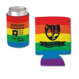 Rainbow Pocket Can Coolers