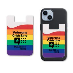Rainbow Silicone Phone Wallets