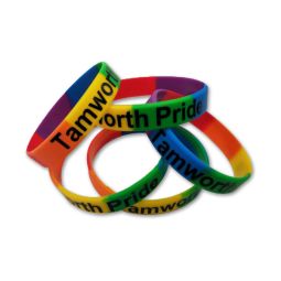 Rainbow Silicone Bracelets - Wristbands