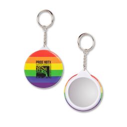 Rainbow Mirror Key Chains
