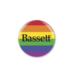 Rainbow Buttons, 2.25" Round Shape
