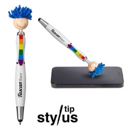 Rainbow Tie Moptopper Stylus Pens
