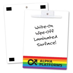 Rainbow Dry-Erase Magnetic Memo Boards
