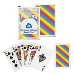 Rainbow Playing Cards, Printed Boxes
