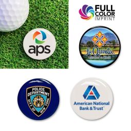 Full Color Golf Ball Markers