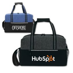 Deluxe Tutone Heather Duffle Bags