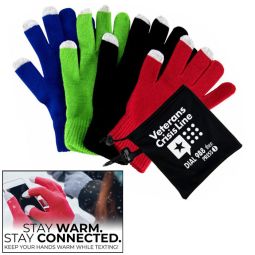 Texting Gloves with Pouches