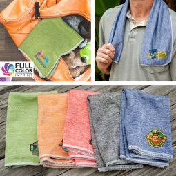 *Yogi Fitness Cooling Towels - Heather Colors