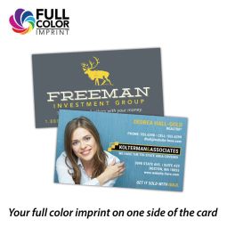 Business Cards, Full Color imprint on 1 Side